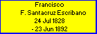 Francisco F. Santacruz Escribano